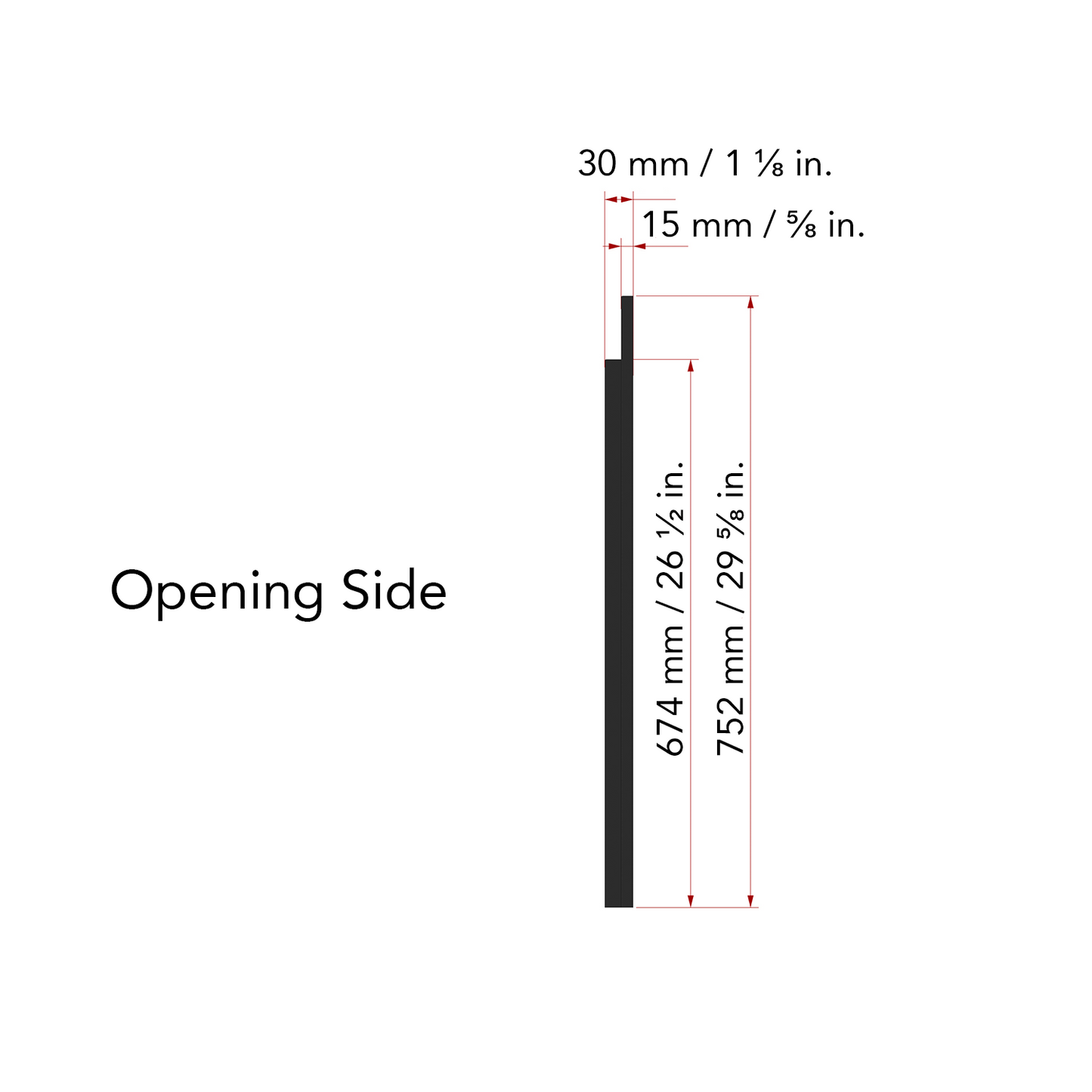 Single-sided Trim Kit for DY-BTS35